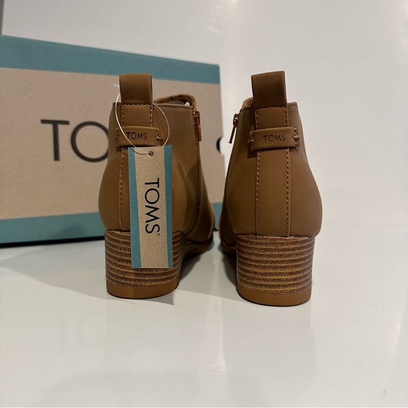 Toms Girls Kelsey Wedge Ankle Boots - Picture 4 of 7